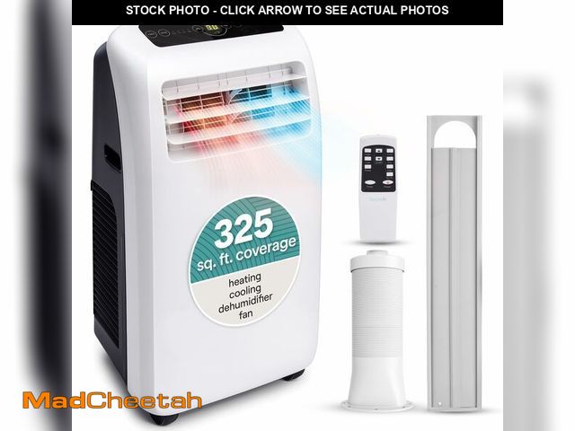 Lot 74-12693011 - SereneLife Small Air Conditioner Portable 12,000 BTU with Built-in Dehumidifier + Heat - Portable AC...