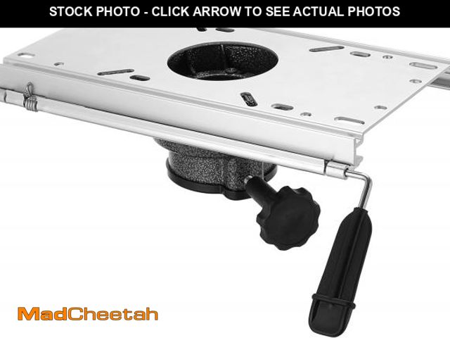 Lot 74-11556908 - SPARKWHIZ Adjustable Boat Seat Pedestal Slide, Fore &amp; AFT Seat Slide with Locking Seat Mount, Al...