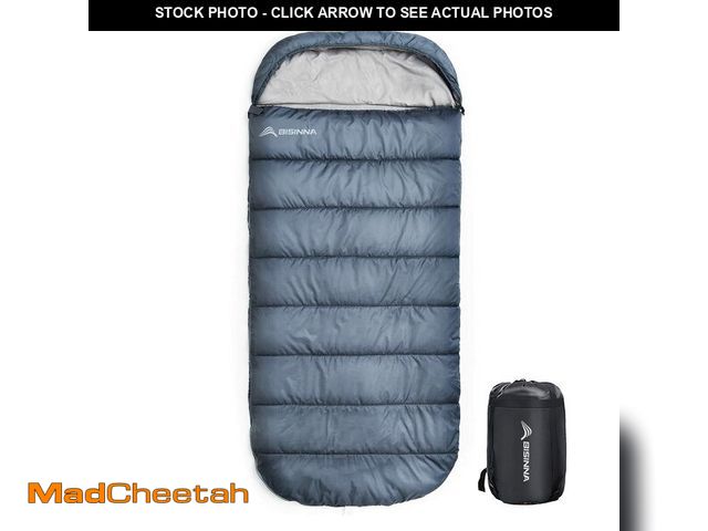 Lot 74-12970011 - BISINNA XXL Sleeping Bag(90.55"x39.37") for Big and Tall Adults,3-4 Seasons Plus Size Warm and Comfo...