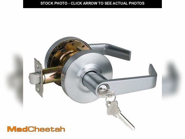 Lot 74-13715634 - HISAFE Storeroom Door Handle Heavy Duty Grade 2 Commercial Door Locks, Non-Handed, UL 3 Hour Fire Ra...