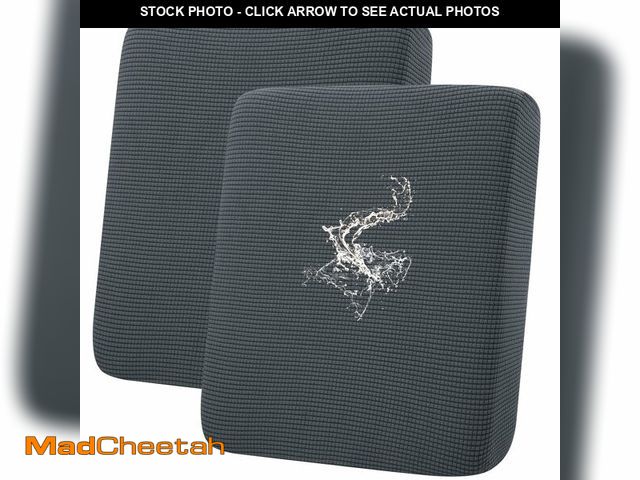 Lot 74-12701901 - hyha Waterproof Couch Cushion Covers, Washable Sofa Cushion Slipcovers, Thick Stretch Jacquard Fabri...