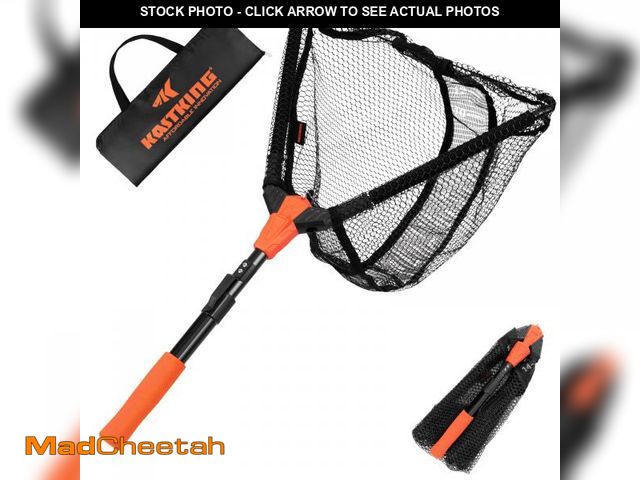 Lot 74-12116669 - KastKing Pontus Fishing Net, Foldable &amp; Lightweight Landing Net with Built in Length Scale, Stre...