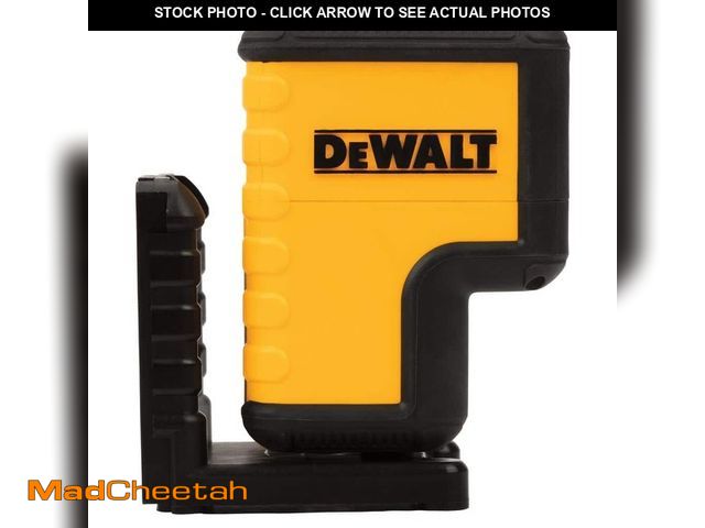 Lot 74-13778697 - DEWALT 120 ft. Green Self-Leveling 3-Spot Laser Level with (2) AA Batteries &amp; Case - USED