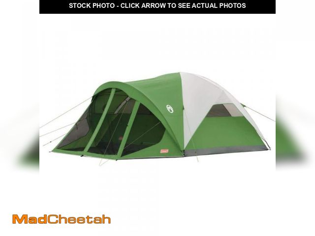Lot 74-12517685 - Coleman Evanston 6-Person Dome Camping Tent with Screen Room - UNUSED