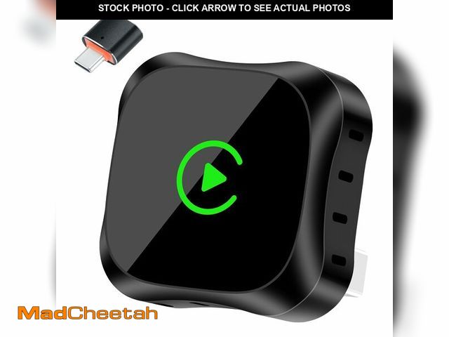 Lot 74-12718910 - Wireless CarPlay Adapter for iPhone &amp; Android - Converts Wired to Carplay Wireless Adapter, Mini...