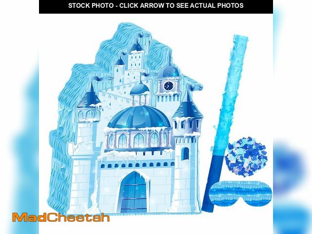 Lot 74-14212649 - Princess Winter Pinata for Girl Birthday Party Wonderland Themed Christmas Decorations Blue Ice Cast...