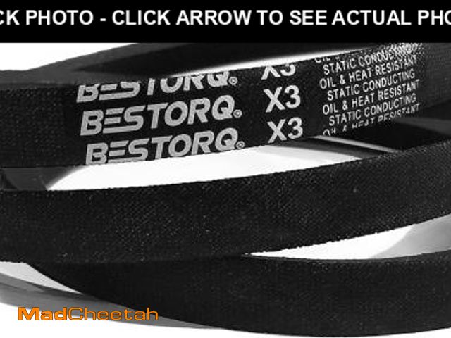 Lot 74-12098055 - BESTORQ 8V1060 Rubber V-Belt, Wrapped, Black, 106" Length x 1" Width x 0.96" Height - UNUSED