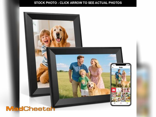 Lot 74-12608511 - Uhale Digital Picture Frame 10.1 Inch HD Touch Screen Digital Photo Frame WiFi Enabled,16GB Storage,...