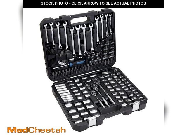 Lot 74-14345016 - Anvil 200-Piece SAE/Metric Mechanics Tool Set with Case - UNUSED