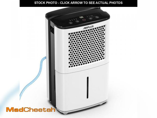 Lot 74-12517760 - Edendirect 38 pt. 2000 sq. ft. Portable Dehumidifier in White with 8.03 pt. Bucket, Auto Defrost, An...