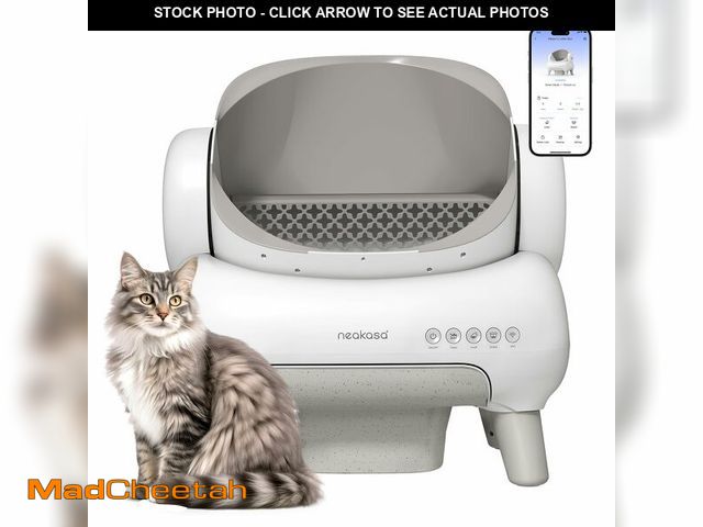 Lot 74-12693863 - Neakasa M1 Lite Open-Top Self Cleaning Cat Litter Box, Automatic Cat Litter Box with APP Control, Sa...
