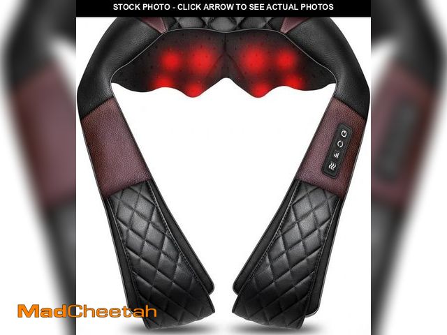 Lot 74-11857363 - Shiatsu Neck and Back Massager with Heat, Electric Deep Tissue 4D Kneading Massage Pillow for Should...