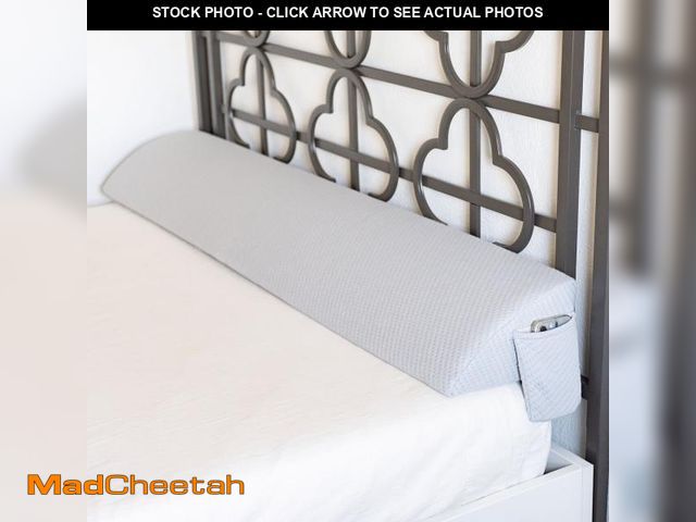 Lot 74-12540314 - Harvey Joe Queen Memory Foam Bed Wedge Pillow, Headboard Gap Filler, Easy Storage - USED