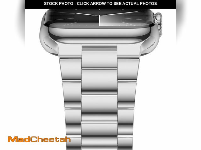 Lot 74-14268475 - iiteeology Lightweight Stainless Steel Band Designed for Apple Watch Series 1-11, 42mm, 41mm, 40mm, ...