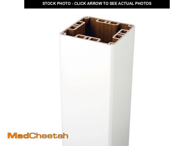 Lot 74-12775632 - Trex Transcends 4 in. x 4 in. x 39 in. Classic White Composite Post Sleeve - UNUSED