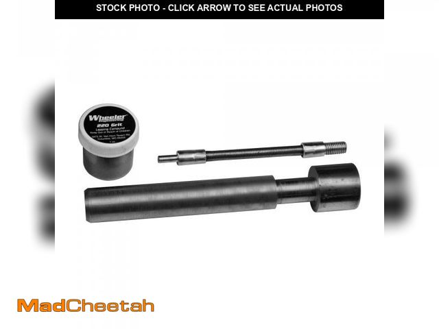 Lot 74-11860212 - Wheeler Engineering Receiver Lapping Tool with Steel Lapping Bar and 220 Grit for Gunsmithing, Barre...