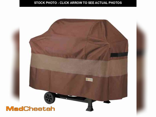 Lot 74-14345055 - Classic Accessories Duck Covers Ultimate 53 in. W x 25 in. D x 43 in. H BBQ Grill Cover in Mocha Cap...