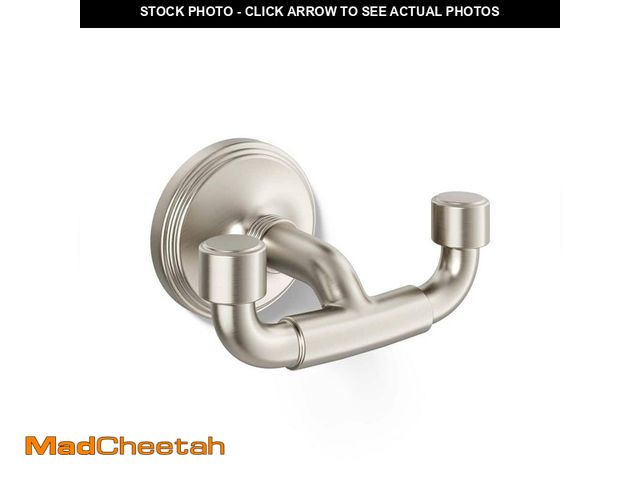 Lot 74-14363991 - KOHLER Paces Wall Mounted J-Hook Robe Hook in Vibrant Brushed Nickel - UNUSED