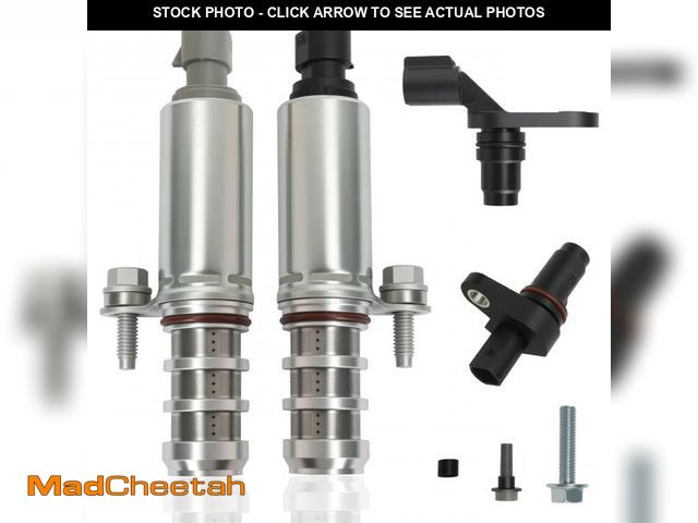 Lot 74-12314969 - VVT Intake+Exhaust Camshaft Position Actuator Valve+Camshaft Position+Engine Crankshaft Sensor kit, ...
