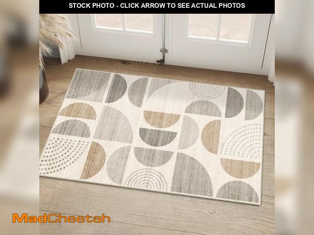 Lot 74-12310569 - MUJOO Boho Small Rug Washable,2x3 Area Rugs for Entryway Bathroom Entry Entrance Kitchen,Front Door ...