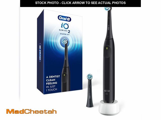 Lot 74-14430106 - Oral-B Rechargeable Electric Toothbrush, iO2 Starter Kit, 3 Cleaning Modes, Automatic Pressure Senso...
