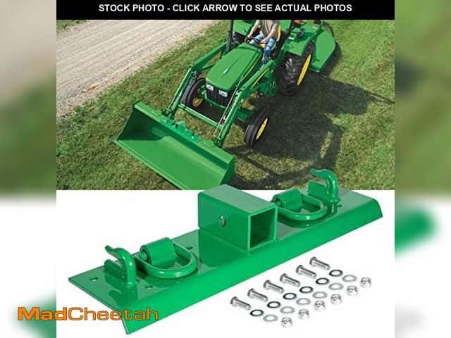Lot 74-9496529 - Heavy Duty Bolt on Compact Tractor Grab Hooks 2" Receiver fit for John Deere - UNUSED