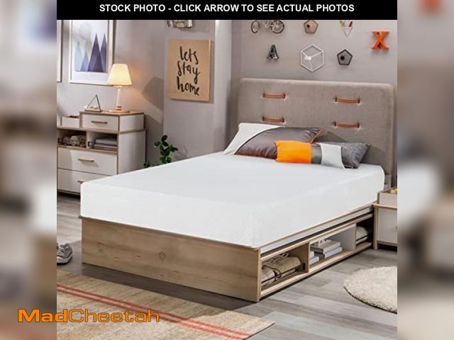 Lot 74-12399747 - FDW | 8 Inch Twin Mattress | Medium Firm | Gel Memory Foam Mattress | White | Bed in a Box, CertiPUR...
