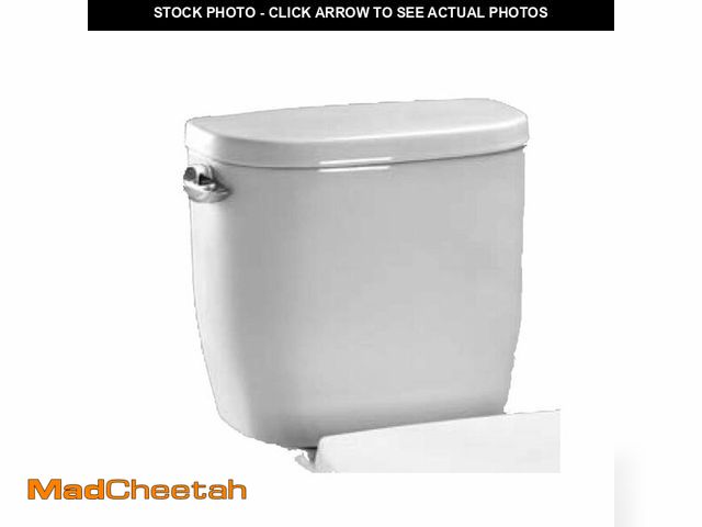 Lot 74-12570241 - TOTO ST243E#01 Entrada Close Coupled Elongated Toilet Tank and Cover, White White - UNUSED