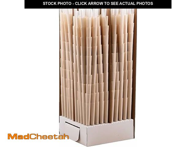 Lot 74-13763214 - Zetla Pre Rolled Paper Cones, Medium, Brown Cones, 98 x 21 mm, 1000pcs! - UNUSED