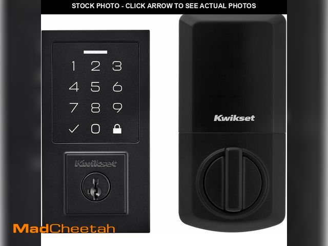 Lot 74-14591253 - Kwikset SmartCode 270 Keyless Entry Electronic Touchpad Deadbolt Door Lock - UNUSED