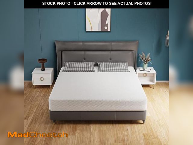 Lot 74-12162254 - PayLessHere 10 Inch Mattress Green Tea Memory Foam Mattress CertiPUR-US Certified,Removable Soft Cov...