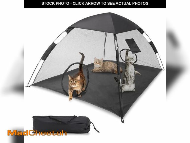 Lot 74-14147747 - GEERTOP Portable Pet Tent for Cats Outdoor Camping Playpen Sunshade Cat Enclosures for Indoor Kitten...