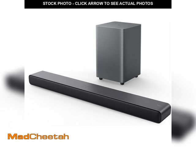 Lot 74-14307602 - TCL S55H 2.1 Sound Bar with Wireless Subwoofer for Smart TV | Dolby Atmos DTS:X Auto Room Calibratio...