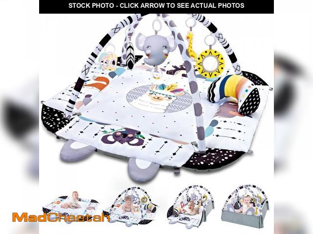 Lot 74-12313970 - TFDER Baby Gym Play Mat, 8-in-1 Tummy Time Mat &amp; Activity Gym, Washable Ball Pit, Infant Play Ma...