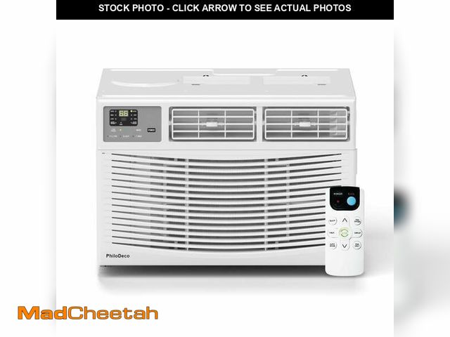 Lot 74-14586185 - 14000 BTU Window Air Conditioner 700 sq. ft. Cooling Area, Intelligent LED Display, Remote Included,...