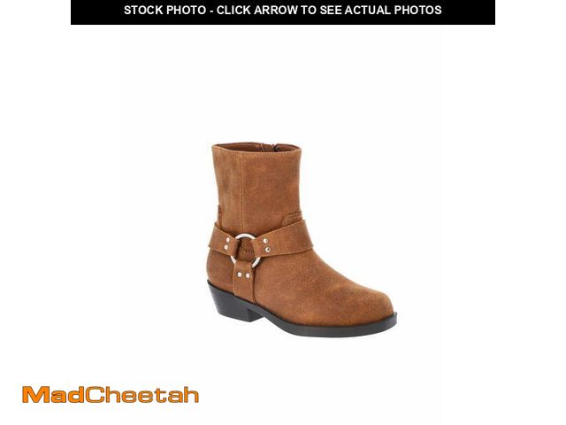 Lot 74-12835054 - Wonder Nation Little and Big Girls' Harness Boots - UNUSED