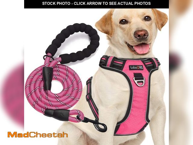 Lot 74-13572724 - No Pull Dog Harness Adjustable Reflective Oxford Easy Control Medium Large Dog Harness with A Free H...