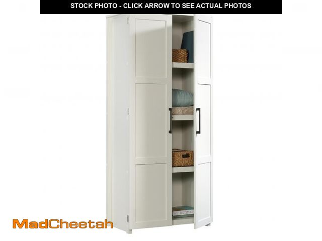 Lot 74-12131693 - SauderÃ Homeplus Storage Cabinet, 4 Fixed Shelves, White - UNUSED