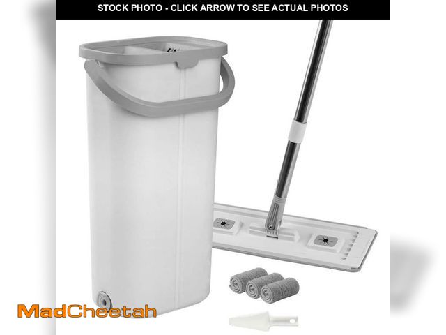 Lot 74-14293127 - (MISSING MOP ) SKYSHALO Bucket with Wringer, Wet &amp; Dry Use, 52.17 in L x 15.7 in. W - USED