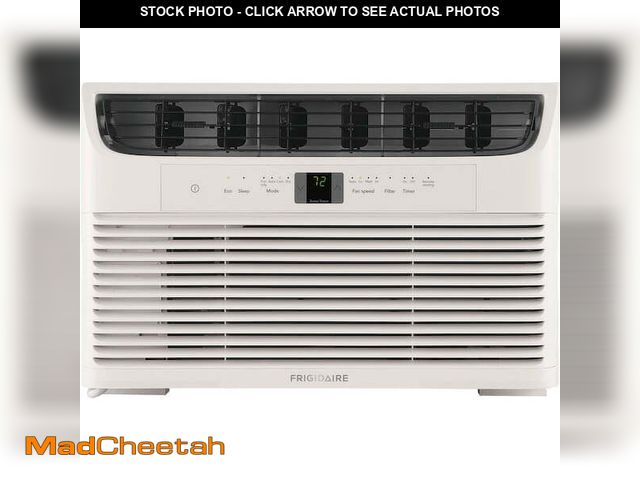 Lot 74-12598542 - Frigidaire 8,000 BTU Window Room Air Conditioner up to 350 sq ft, White - UNUSED