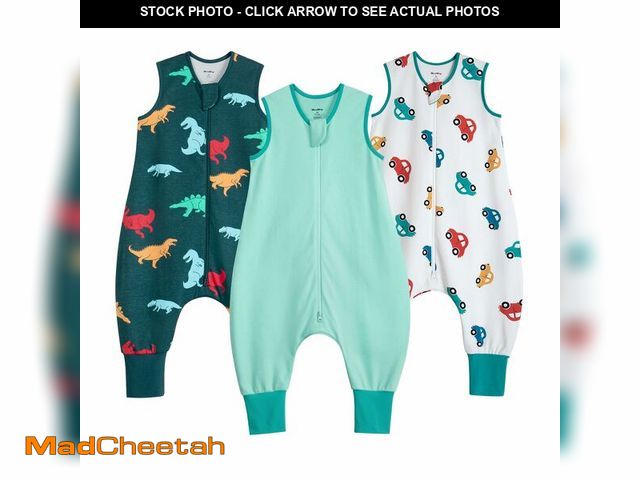 Lot 74-13631690 - WarmWrap Toddler Sleep Sack with Feet 12-24 Months 100% Cotton 0.5 Tog 2t Baby Sleep Sack with Legs,...