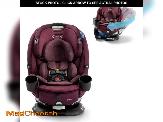 Lot 74-12388699 - Graco Turn2Me 3-in-1 Rotating Convertible Car Seat, London, Featuring Headrest and Harness Adjust, E...