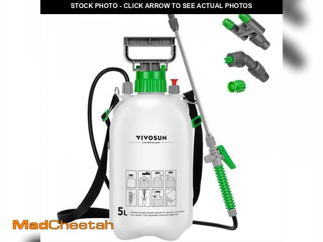 Lot 74-12314888 - VIVOSUN Pump Sprayer 1.35 Gallon, Portable Water Spray Bottle in Lawn and Garden Yard, Weed Sprayer ...