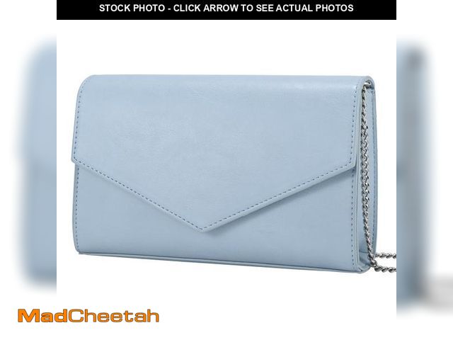 Lot 74-12115203 - GM LIKKIE Clutch Purse for Women, Evening Envelope Clutch Bag, Crossbody Foldover PU Leather Shoulde...