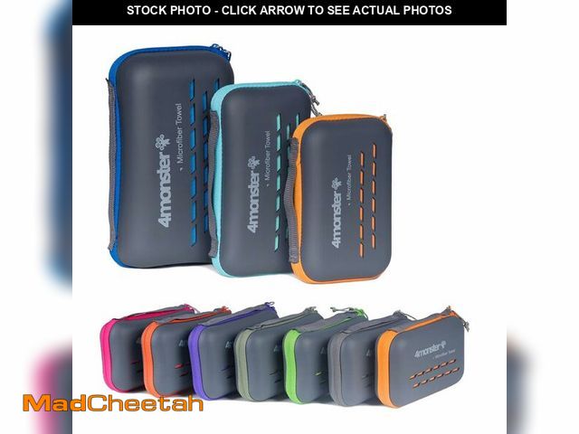 Lot 74-12697570 - 4Monster Camping Towels Super Absorbent, Fast Drying Microfiber Travel Towel, Quick Dry Ultra Soft C...