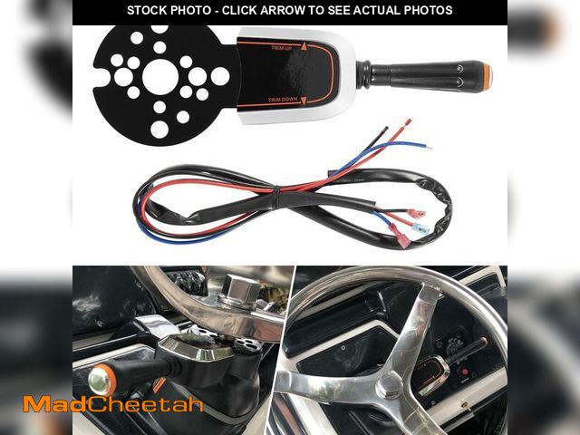 Lot 74-13721800 - Yoursme Bezel Control Switch, Blinker Trim Control System Single Function - Engine Trim/Jack Plate F...