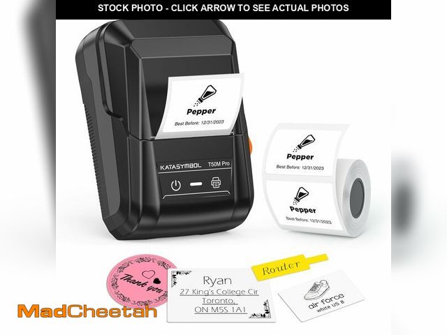 Lot 74-13965797 - SUPVAN T50M Pro Bluetooth Label Maker Machine with Tape, Wide Waterproof Label, Versatile App with 3...