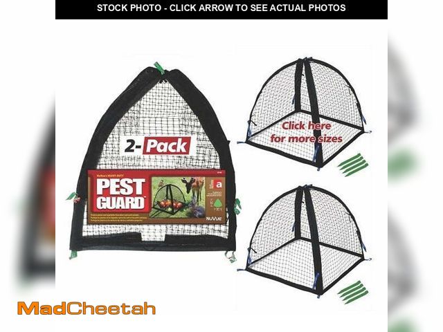 Lot 74-12668882 - NuVue Products 32103 Pop-Up Garden Netting Pest Guard Mesh Plant Cover Tents for Pest and Animal Con...