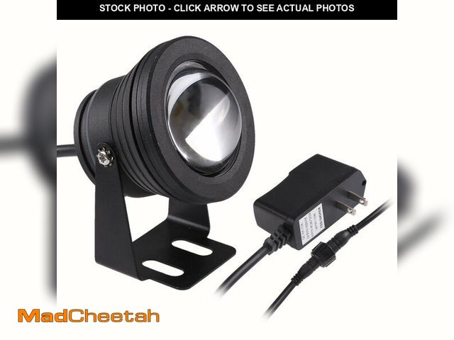 Lot 74-14269447 - LemonBestÃÂ® 10w Warm White LED Underwater Light Spotlight Flood Lamp for Fountain Pond Garden Pool...