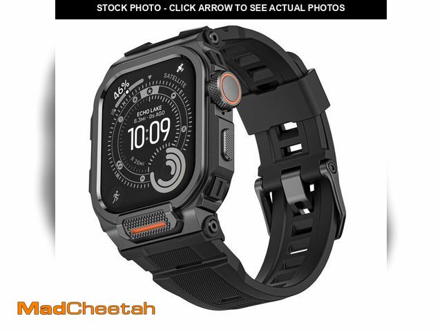 Lot 74-14339152 - Rugged Metal Case with Band Compatible with Apple Watch Series 11/10 46mm, Shockproof Protective Bum...